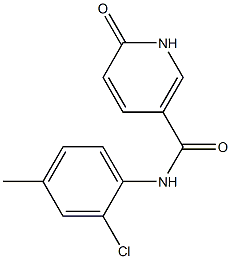 N-(2-chloro-4-methylphenyl)-6-oxo-1,6-dihydropyridine-3-carboxamide Structure