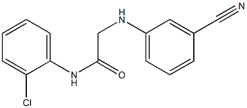  N-(2-chlorophenyl)-2-[(3-cyanophenyl)amino]acetamide