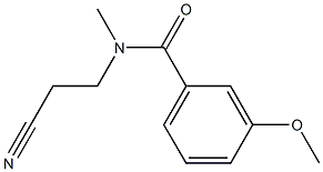 N-(2-cyanoethyl)-3-methoxy-N-methylbenzamide Structure