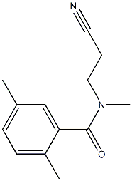 N-(2-cyanoethyl)-N,2,5-trimethylbenzamide 结构式