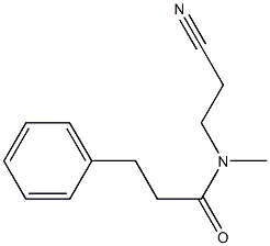 N-(2-cyanoethyl)-N-methyl-3-phenylpropanamide