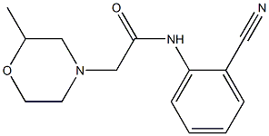 N-(2-cyanophenyl)-2-(2-methylmorpholin-4-yl)acetamide Structure