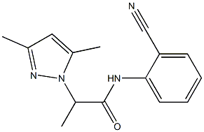 N-(2-cyanophenyl)-2-(3,5-dimethyl-1H-pyrazol-1-yl)propanamide