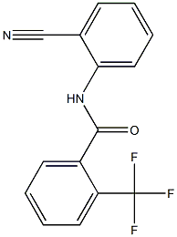 N-(2-cyanophenyl)-2-(trifluoromethyl)benzamide Structure