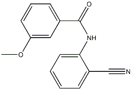 N-(2-cyanophenyl)-3-methoxybenzamide Structure