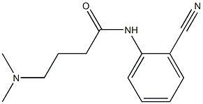 N-(2-cyanophenyl)-4-(dimethylamino)butanamide Struktur