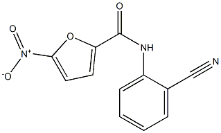 N-(2-cyanophenyl)-5-nitro-2-furamide Structure