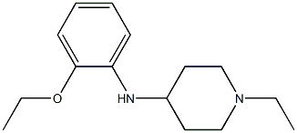 N-(2-ethoxyphenyl)-1-ethylpiperidin-4-amine 化学構造式