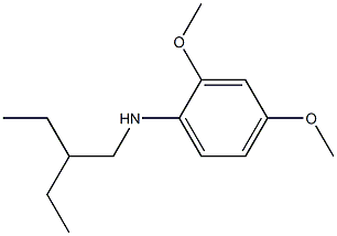 N-(2-ethylbutyl)-2,4-dimethoxyaniline Structure