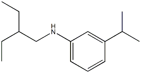 N-(2-ethylbutyl)-3-(propan-2-yl)aniline