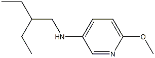 N-(2-ethylbutyl)-6-methoxypyridin-3-amine Struktur