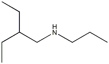 N-(2-ethylbutyl)-N-propylamine,,结构式