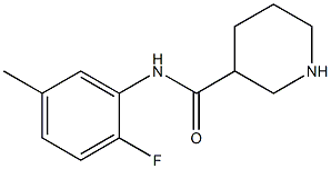 N-(2-fluoro-5-methylphenyl)piperidine-3-carboxamide