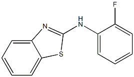 N-(2-fluorophenyl)-1,3-benzothiazol-2-amine Structure