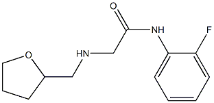 N-(2-fluorophenyl)-2-[(oxolan-2-ylmethyl)amino]acetamide Structure