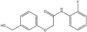 N-(2-fluorophenyl)-2-[3-(hydroxymethyl)phenoxy]acetamide