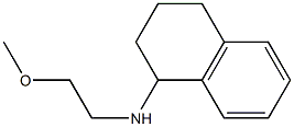 N-(2-methoxyethyl)-1,2,3,4-tetrahydronaphthalen-1-amine 结构式