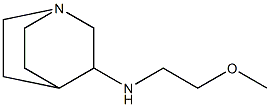 N-(2-methoxyethyl)-1-azabicyclo[2.2.2]octan-3-amine Structure