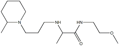  N-(2-methoxyethyl)-2-{[3-(2-methylpiperidin-1-yl)propyl]amino}propanamide