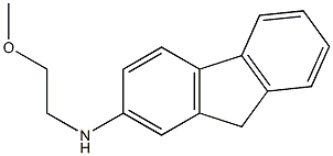 N-(2-methoxyethyl)-9H-fluoren-2-amine,,结构式