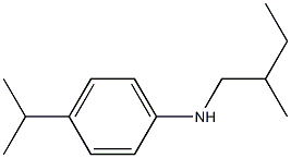 N-(2-methylbutyl)-4-(propan-2-yl)aniline