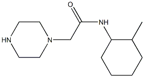  N-(2-methylcyclohexyl)-2-(piperazin-1-yl)acetamide