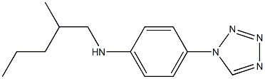  N-(2-methylpentyl)-4-(1H-1,2,3,4-tetrazol-1-yl)aniline