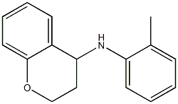 N-(2-methylphenyl)-3,4-dihydro-2H-1-benzopyran-4-amine Struktur