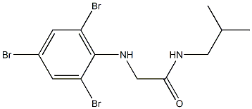 N-(2-methylpropyl)-2-[(2,4,6-tribromophenyl)amino]acetamide|