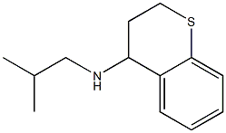N-(2-methylpropyl)-3,4-dihydro-2H-1-benzothiopyran-4-amine 化学構造式