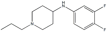 N-(3,4-difluorophenyl)-1-propylpiperidin-4-amine Structure