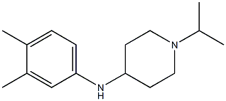 N-(3,4-dimethylphenyl)-1-(propan-2-yl)piperidin-4-amine Struktur