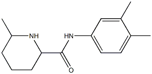 N-(3,4-dimethylphenyl)-6-methylpiperidine-2-carboxamide Structure