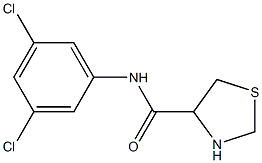 N-(3,5-dichlorophenyl)-1,3-thiazolidine-4-carboxamide Struktur
