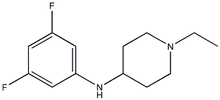 N-(3,5-difluorophenyl)-1-ethylpiperidin-4-amine|