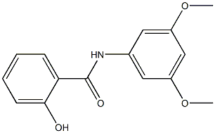 N-(3,5-dimethoxyphenyl)-2-hydroxybenzamide Structure