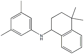 N-(3,5-dimethylphenyl)-4,4-dimethyl-1,2,3,4-tetrahydronaphthalen-1-amine Structure