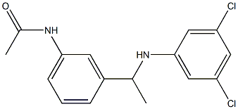 N-(3-{1-[(3,5-dichlorophenyl)amino]ethyl}phenyl)acetamide