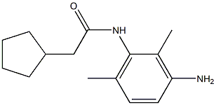 N-(3-amino-2,6-dimethylphenyl)-2-cyclopentylacetamide Structure