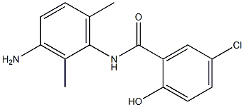 N-(3-amino-2,6-dimethylphenyl)-5-chloro-2-hydroxybenzamide Structure