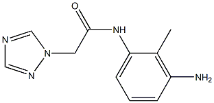 N-(3-amino-2-methylphenyl)-2-(1H-1,2,4-triazol-1-yl)acetamide Structure