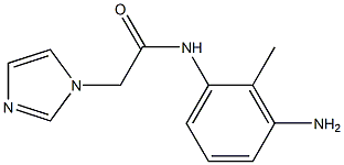 N-(3-amino-2-methylphenyl)-2-(1H-imidazol-1-yl)acetamide Structure