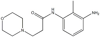 N-(3-amino-2-methylphenyl)-3-morpholin-4-ylpropanamide Structure