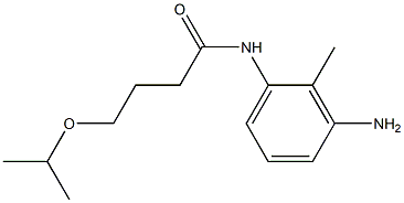 N-(3-amino-2-methylphenyl)-4-(propan-2-yloxy)butanamide|