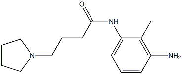 N-(3-amino-2-methylphenyl)-4-pyrrolidin-1-ylbutanamide|