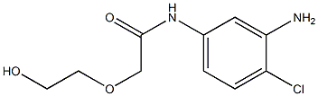 N-(3-amino-4-chlorophenyl)-2-(2-hydroxyethoxy)acetamide Structure