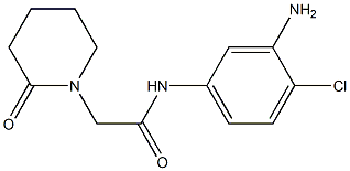 N-(3-amino-4-chlorophenyl)-2-(2-oxopiperidin-1-yl)acetamide Structure