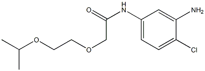 N-(3-amino-4-chlorophenyl)-2-[2-(propan-2-yloxy)ethoxy]acetamide 结构式