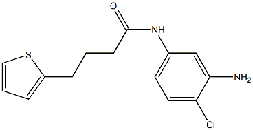 N-(3-amino-4-chlorophenyl)-4-(thiophen-2-yl)butanamide Structure