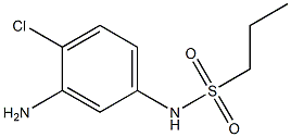 N-(3-amino-4-chlorophenyl)propane-1-sulfonamide Structure